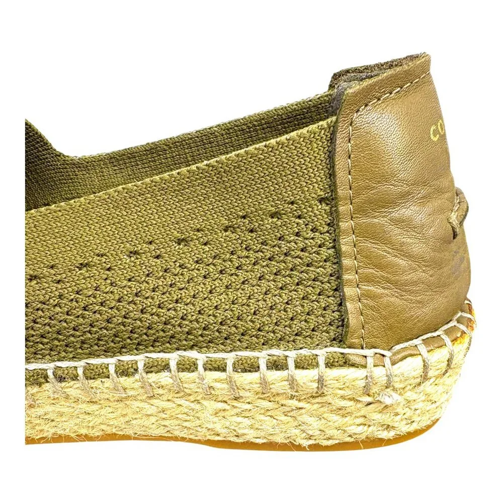 Cole Haan Cloudfeel‎ Olive Stitchlite Espadrille Flats